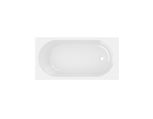 Baignoire droite "Caspia" L. 140 x l. 70 cm - Brico Dépôt