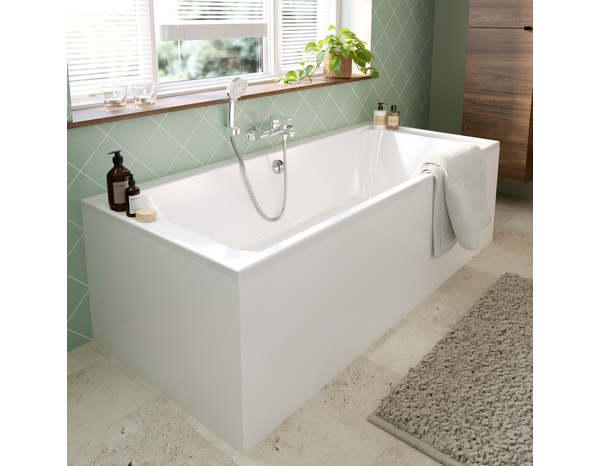 Baignoire droite NF "Calicia" L. 180 x l. 80 cm - Cooke and Lewis - Brico Dépôt