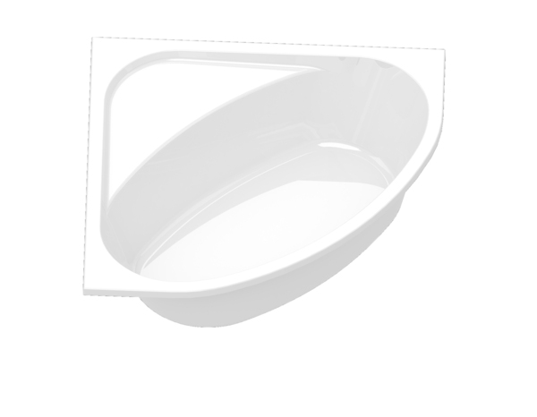 Baignoire d'angle NF "Calicia" L. 140 x l. 140 cm - Cooke and Lewis - Brico Dépôt