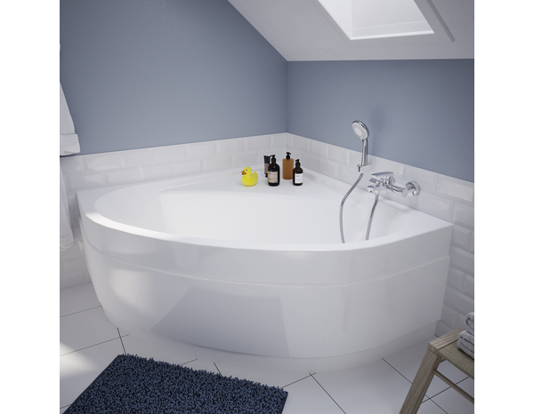 Baignoire d'angle NF "Calicia" L. 140 x l. 140 cm - Cooke and Lewis - Brico Dépôt