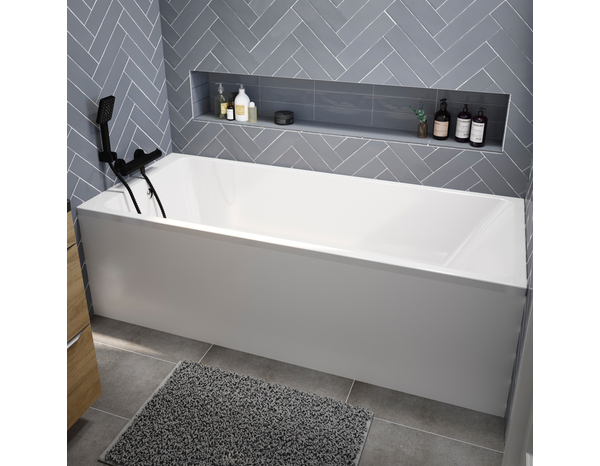 Baignoire droite NF "Ionas" L. 170 x l. 75 cm - Cooke and Lewis - Brico Dépôt