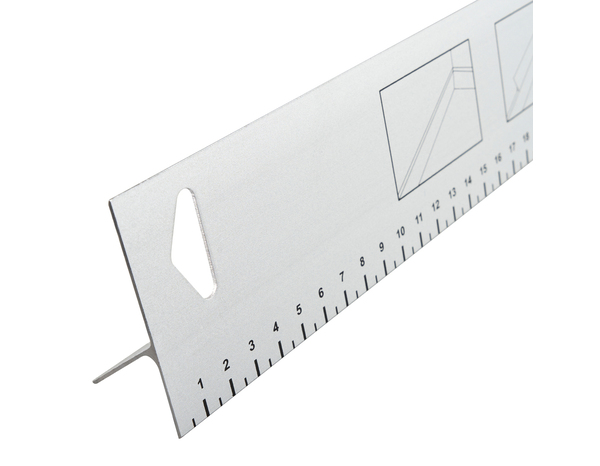 Règle de tapissier découpe - Brenner - Brico Dépôt