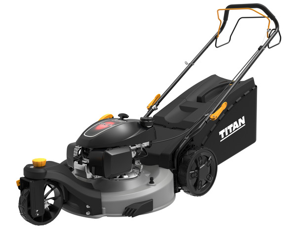 Tondeuse thermique autotractée 167 cm3 - 53 cm - 3 roues - Titan - Brico Dépôt