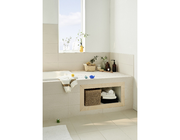 Carrelage mural "Chalky" gris - l. 20 x L. 60 cm - GoodHome - Brico Dépôt