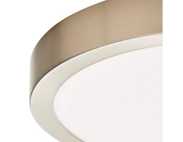 Plafonnier LED aluminium brossé "Aius" - Cooke and Lewis - Brico Dépôt