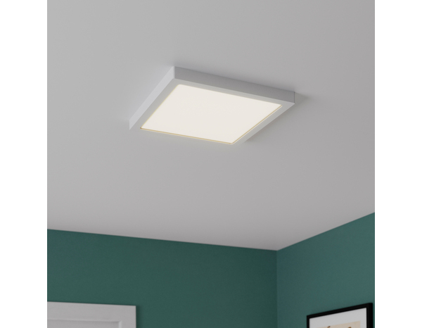 Plafonnier LED blanc carré "Hestia" - Cooke and Lewis - Brico Dépôt