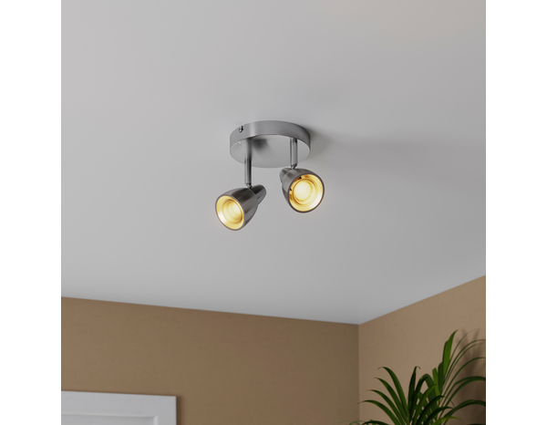 2 Spots E14 chrome - "Adelas" - Cooke and Lewis - Brico Dépôt