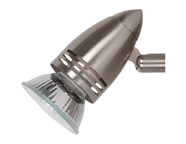 1 Spot GU10 satin chrome - "Abonias" - Cooke and Lewis - Brico Dépôt