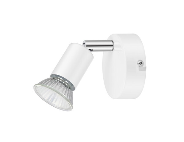 1 Spot GU10 blanc à visser 7 W 220 - 240V - Brico Dépôt