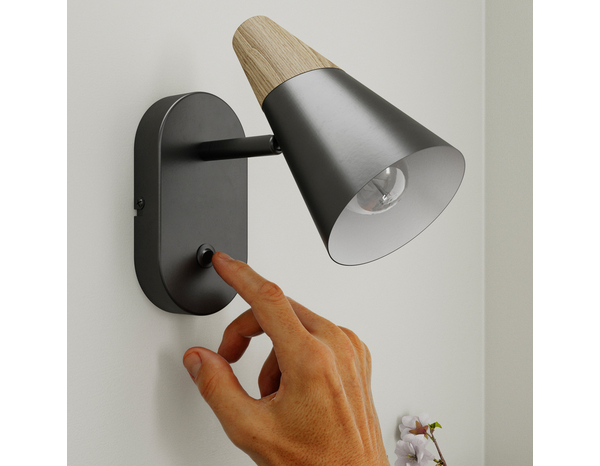 1 Spot E14 noir - "Pacome" - Cooke and Lewis - Brico Dépôt