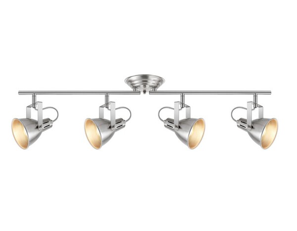 4 Spots GU10 chrome - "Pervenche" - Cooke and Lewis - Brico Dépôt