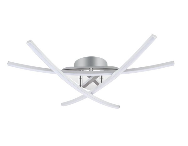 Plafonier LED incluse argent "Adalie" - Cooke and Lewis - Brico Dépôt