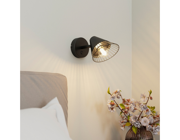 1 Spot E14 noir - "Treville" - Cooke and Lewis - Brico Dépôt