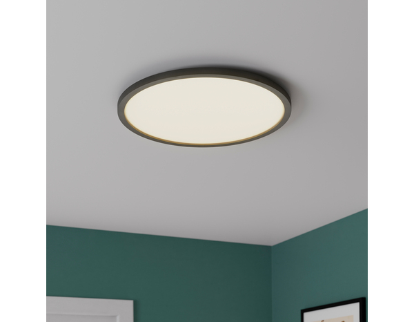 Plafonnier Led incluse "Medeas" noir mat - Cooke and Lewis - Cooke and Lewis - Brico Dépôt