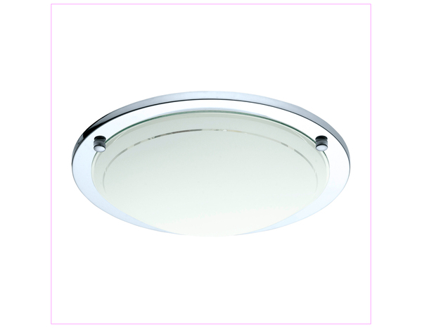 Plafonnier 1xE27 chrome "Henria" - Cooke and Lewis - Brico Dépôt