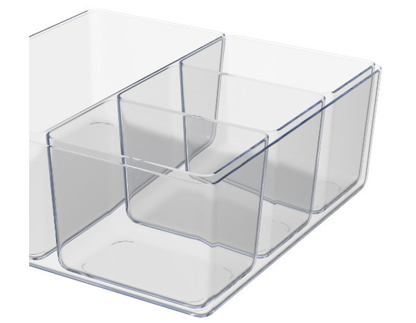 Organisateur de tiroir "Koros" P. 236 mm x H. 89,5 mm - GoodHome - Brico Dépôt