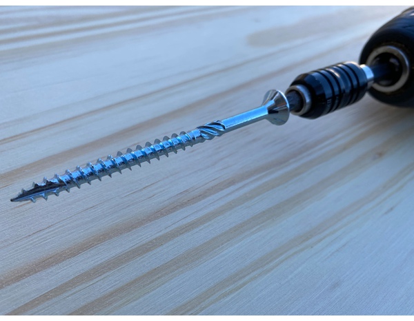 Boite de 100 vis à bois TTAP filet partiel ZN TX30 Ø 6,0 X 120 mm - Brico Dépôt