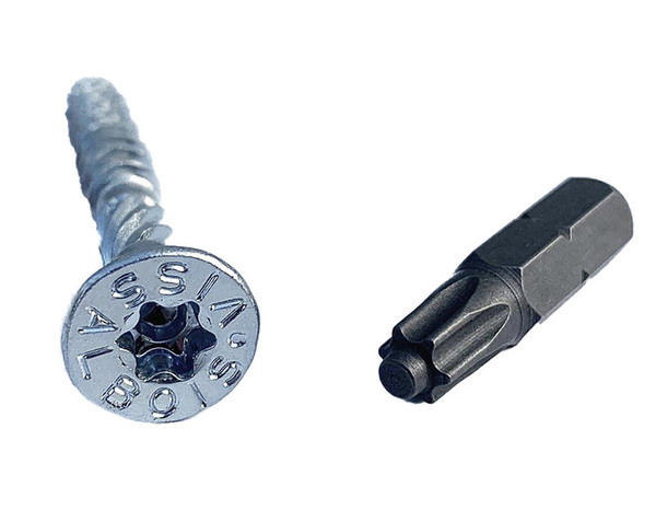 Boite de 200 vis à bois TTAP filet partiel ZN TX25 Ø 5,0 X 50 mm - Brico Dépôt