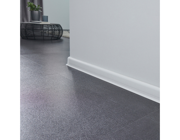 Plinthe moulurée blanche L. 220 cm x l. 100 mm x Ép. 16 mm - GoodHome - Brico Dépôt