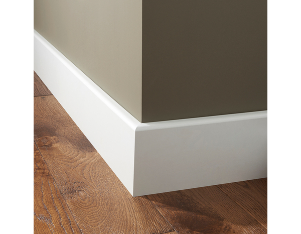 Plinthe de rénovation blanche long. 220 cm x larg. 138 mm x ép. 26 mm - GoodHome - Brico Dépôt