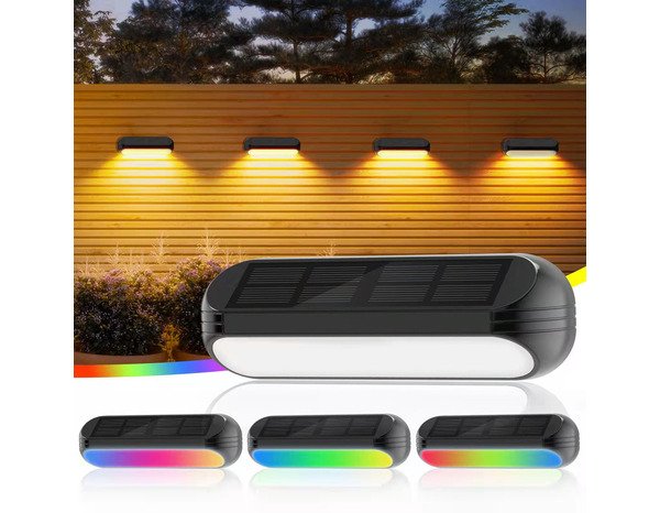 Lampe murale solaire rvb kyf-solar-002 - Brico Dépôt