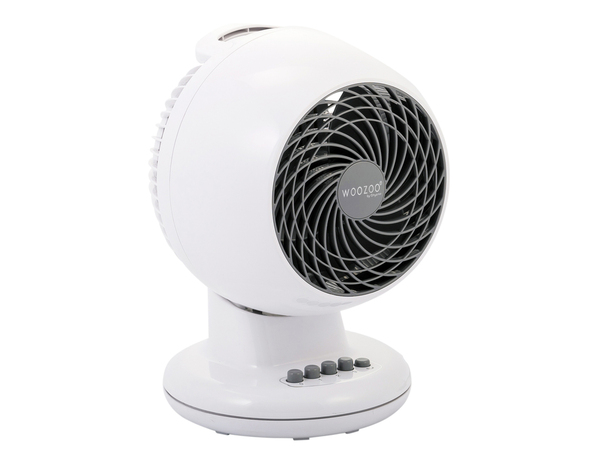 Ventilateur de table oscillant 3 vitesses - Blanc - Brico Dépôt