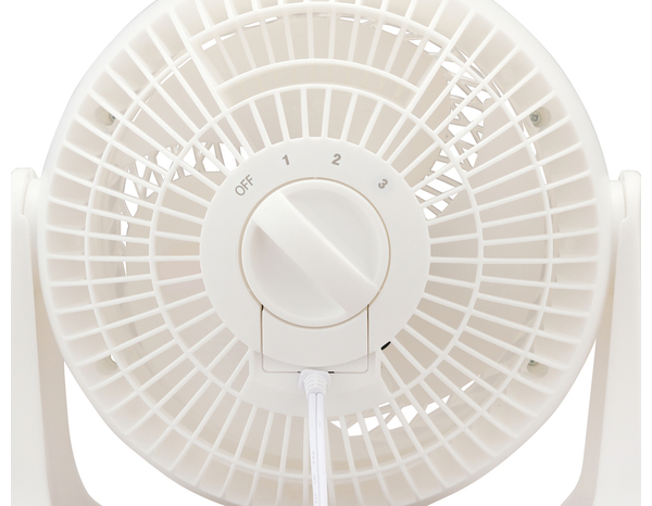 Ventilateur de table fixe 3 vitesses - Blanc - Brico Dépôt