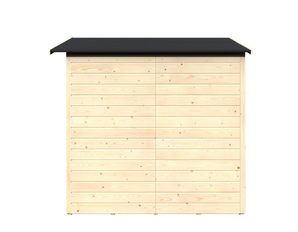 Abris de jardin en bois TOM 4,49 m² épicéa, porte vitrée 120x164 cm, plancher inclus - Brico Dépôt