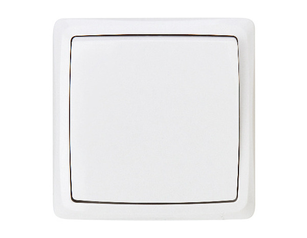 Interrupteur va et vient en saillie blanc "Barran" - Brico Dépôt