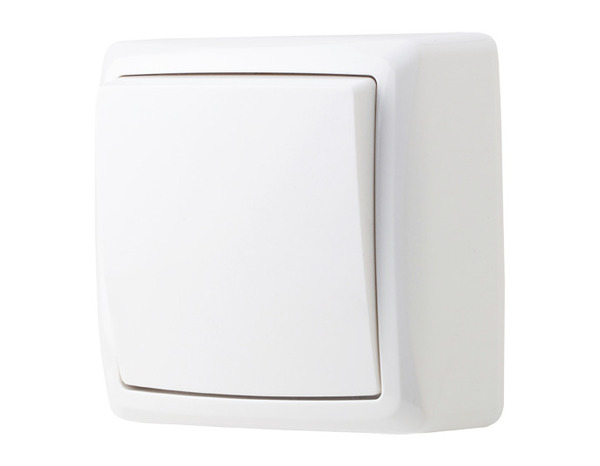 Poussoir en saillie blanc "Barran" - Brico Dépôt