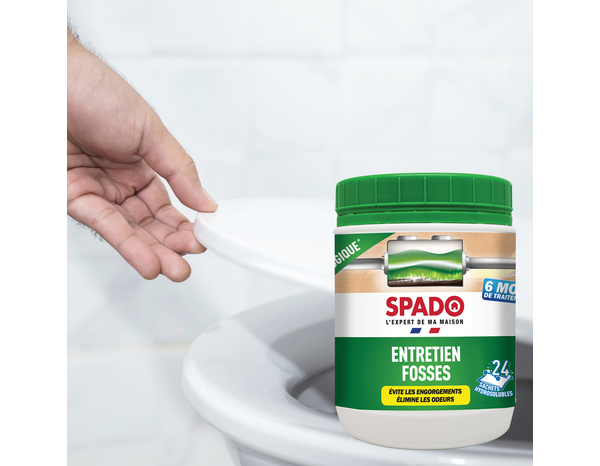 Entretien toutes fosses biologique 6 mois  - 24 doses - Spado - Brico Dépôt