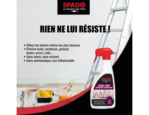 Détachant surpuissant efface tout 500 ml  - Spado - Brico Dépôt