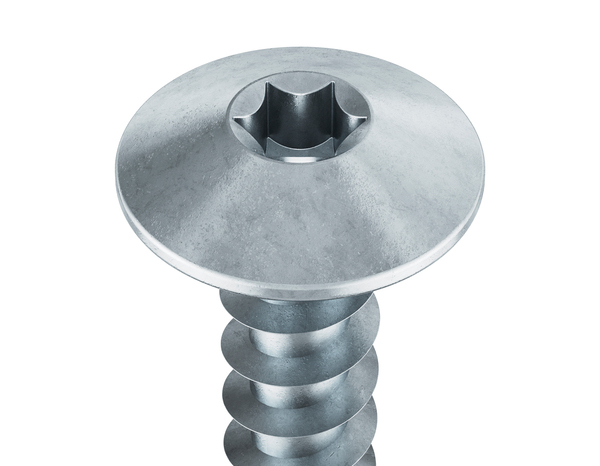 Boite de 2 kg de vis de penture, jaune tête plate Torx 6 x 40 mm acier carbone - Brenner - Brico Dépôt