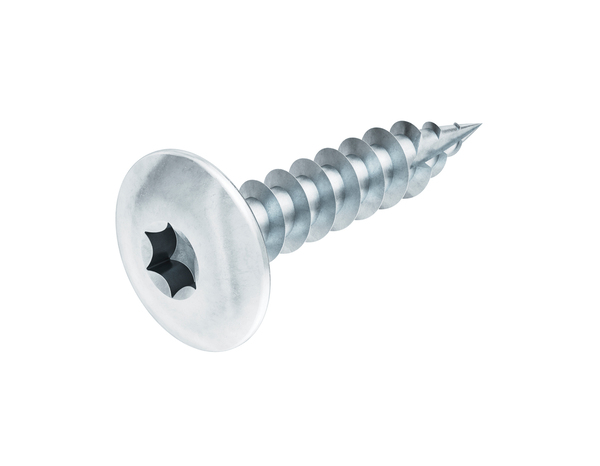 Boite de 2 kg de vis de penture, jaune tête plate Torx 6 x 30 mm acier carbone - Brenner - Brico Dépôt