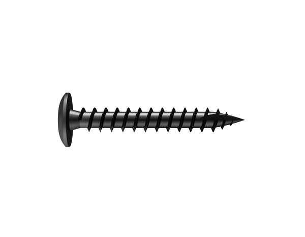 Boite de 2 kg de vis de penture, noire tête plate Torx 7 x 50 mm acier carbone - Brenner - Brico Dépôt