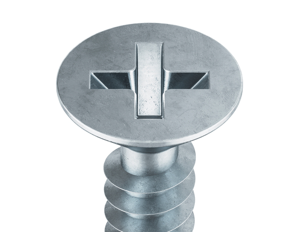 Boite de 2 kg de vis tôle autoforeuse tête fraisée, Philips 4.8 x 50 mm acier carbone - Brenner - Brico Dépôt