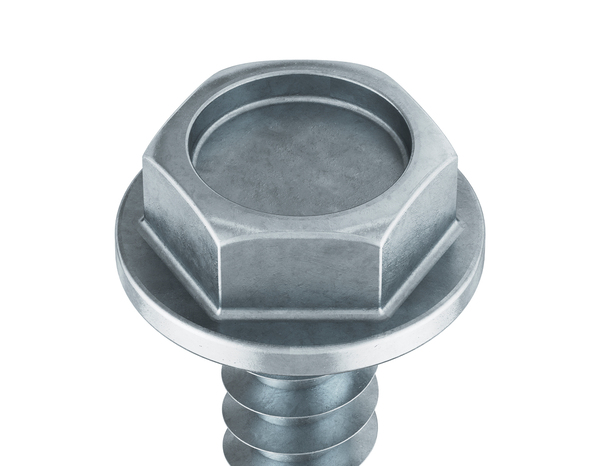 Boite de 2 kg de vis tôle autoforeuse tête hexagonale 4.2 x 16 mm acier carbone - Brenner - Brico Dépôt