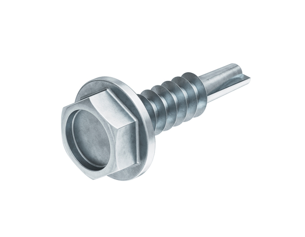 Boite de 2 kg de vis tôle autoforeuse tête hexagonale 4.8 x 19 mm acier carbone - Brenner - Brico Dépôt