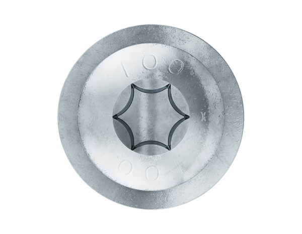 Vis charpente tête large plate Torx filetage partiel 8 x 200 mm - Brenner - Brico Dépôt