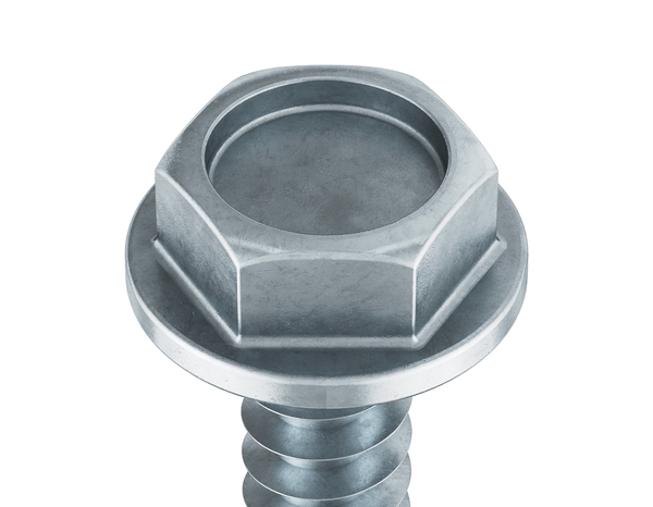 Boite de 2 kg de vis tôle autoforeuse tête hexagonale 5.5 x 50 mm acier carbone - Brenner - Brico Dépôt