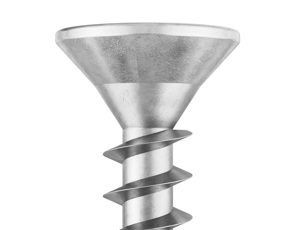 Sachet de 20 vis multi-usage tête fraisée Posidriv 5 x 40 mm acier inoydable A2 - Brenner - Brico Dépôt