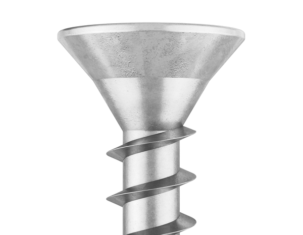 Sachet de 20 vis multi-usage tête fraisée Posidriv 6 x 60 mm acier inoydable A2 - Brenner - Brico Dépôt