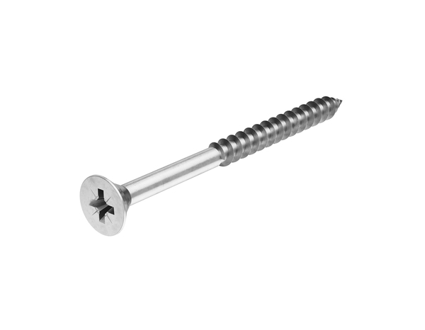 Sachet de 20 vis multi-usage tête fraisée Posidriv 6 x 80 mm acier inoydable A2 - Brenner - Brico Dépôt