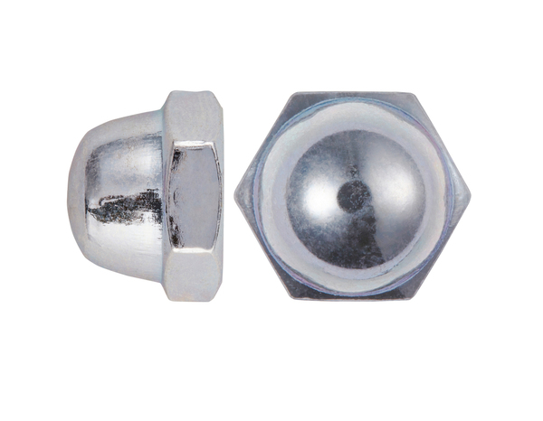 Sachet de 10 écrous borgnes tête hexagonale Ø5 mm en acier - Brenner - Brico Dépôt