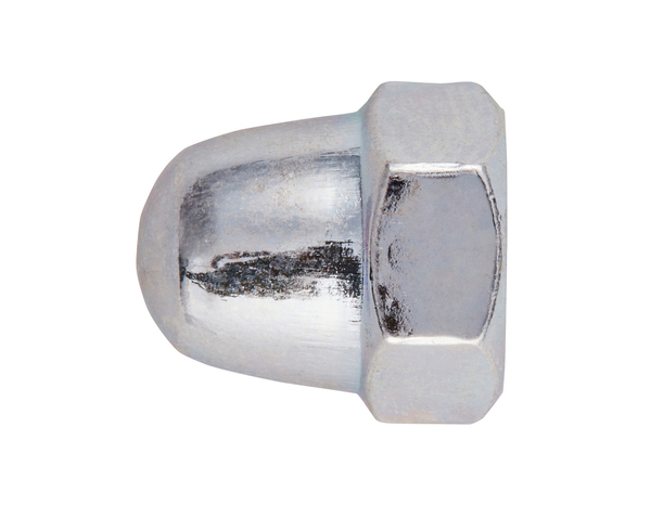 Sachet de 10 écrous borgnes tête hexagonale Ø6 mm en acier - Brenner - Brico Dépôt