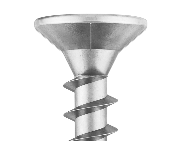 Boite de 200 vis multi-usage tête fraisée Posidriv 4 x 40 mm acier inoydable A4 - Brenner - Brico Dépôt