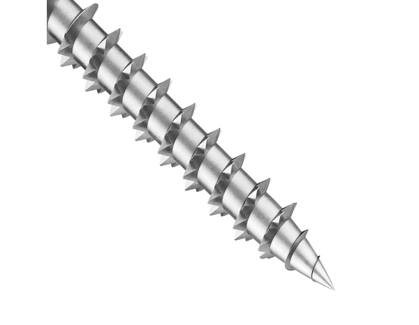 Sachet de 20 vis multi-usage tête fraisée Posidriv 4.5 x 45 mm acier inoydable A4 - Brenner - Brico Dépôt