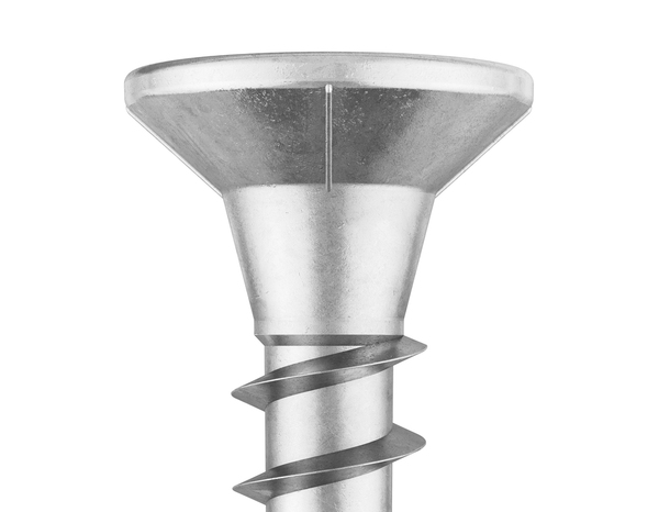 Sachet de 12 vis multi-usage tête fraisée Posidriv 6 x 80 mm acier inoydable A4 - Brenner - Brico Dépôt