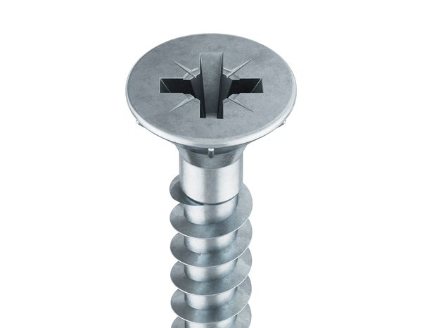 Boite de 2 kg de vis multi-usage tête fraisée, Posidriv 3 x 25 mm - Brenner - Brico Dépôt