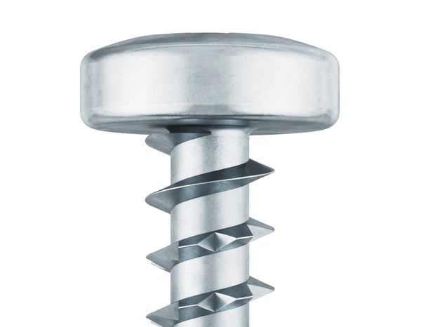 Boite de 2 kg de vis multi-usage tête plate, Posidriv 3.5 x 12 mm - Brenner - Brico Dépôt